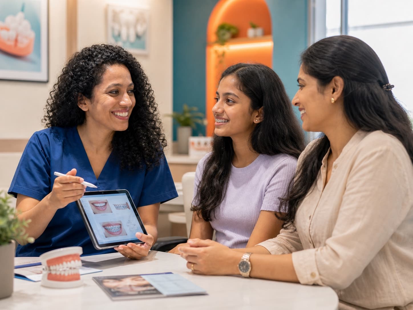 Patient smile restoration consultation